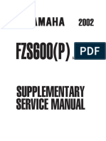 FZS600 (P) 2002 Fazer Supplementary - Service - Manual