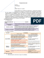 Programacion Anual 5º Secundaria