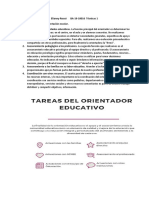 Funciones y Tareas de La Orientación Escolar