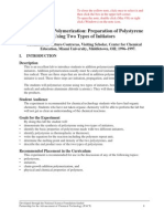 #13 Addition Polymerization: Preparation of Polystyrene Using Two Types of Initiators