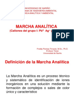 Marcha Analitica de Cationes Del Primer Grupo