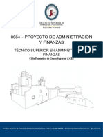 Proyecto de Administracion y Finanzas