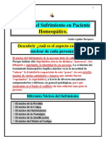 Nucleos de Sufrimiento en Homeopatía