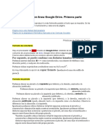 Práctica 1. Google Docs