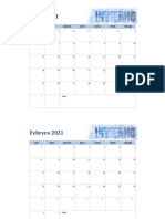 Calendario Grafico 1 Curso