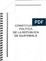 Constitucion Politica de La Republica de Guatemala Con Anotaciones para El Examen Tecnico Profesional