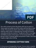 Processs of Cotton