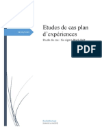 Etudes de Cas Plan D'expériences