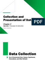 Chapter 2.2 - Collection and Presentation of Data