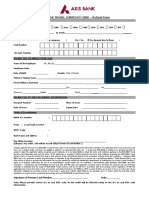 Axis Bank Personal Refund Form