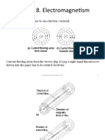 Chapter 8. Electromagnetism: 8.1 Magnetic Field Due To An Electric Current