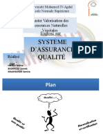 Système D'assurance Qualité