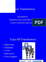 Micron Transformers: Presented by Richard Lussier and John Levine Levine Lectronics and Lectric