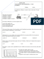 Avaliação Diagnóstica - 7º Ano