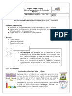 2.PROPIEDADES GENERALES DE LA MATERA - MASA PESO Y VOLUMEN - 14 Octubre