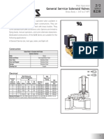 General Service Solenoid Valves: Construction