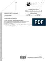 Mathematical Studies Standard Level Paper 1: 17 Pages © International Baccalaureate Organization 2010