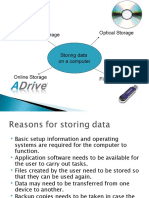 Magnetic Storage Optical Storage