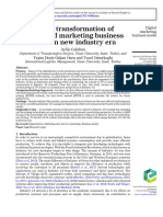 Digital Transformation of Traditional Marketing Business Model in New Industry Era