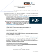 Instruções de Logística Projeto Aripuanã