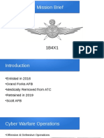 Cyber Warfare Mission Brief