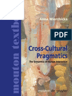 Wierzbicka, A Cross-Cultural Pragmatics, c1