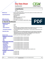 Material Safety Data Sheet: 1. Product and Company Identification