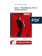 Fdocuments - in John Coltrane Omnibook For C Instruments Ebooks Gratuit A Jazz Transcriptions