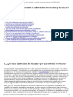 ¿Por Qué Es Tan Importante La Calibración de Básculas y