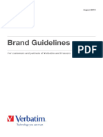 Verbatim Brand Guidelines Aug19 Customers and Partners