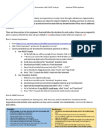 Reflective Exercise 4 My Self-Assessment With Swot Analysis