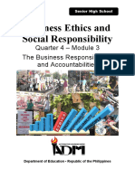 Business Ethics and Social Responsibility