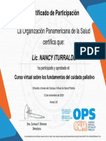 Curso Virtual Sobre Los Fundamentos Del Cuidado Paliativo-Certificado Del Curso 922195