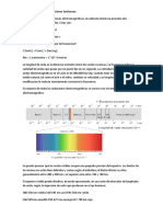 Características de Las Radiaciones Luminosas