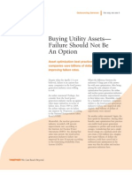 Buying Utility Assets - Failure Should Not Be An Option