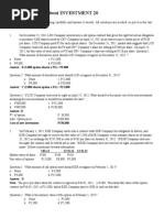 Examination About Investment 20