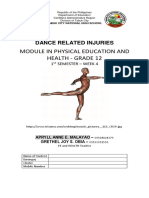 Module in Physical Education and Health - Grade 12: Dance Related Injuries