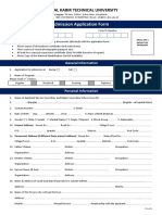 Admission Application Form: RTM Al Kabir Technical University