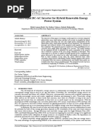 Multi-Input DC-AC Inverter For Hybrid Renewable en