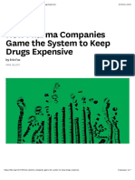 How Pharma Companies Game The System To Keep Drugs Expensive