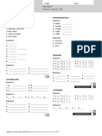 EF4e File Test 7A Answer Sheet