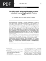 Morbidity Profile and Prescribing Patterns Among Outpatients in A Teaching Hospital in Western Nepal