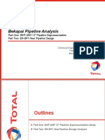 Bekapai Pipeline Analysis: Part One: BKP-SNP 12" Pipeline Depressurisation Part Two: BK-BP1 New Pipeline Design