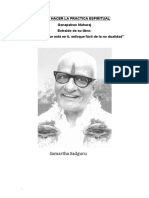 Como Hacer La Practica Espiritual. Ganapatrao Maharaj