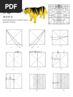 Origami Tiger Satoshi Kamiya Diagrams