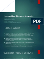 Foucauldian Discourse Analysis