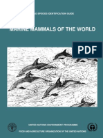 Marine Mammals of The World: Fao Species Identification Guide