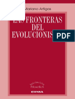 ARTIGAS Mariano, Las Fronteras Del Evolucionismo, EUNSA 2004