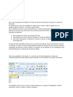 Desarrollo de Concepto de Excel