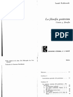 LA FILOSOFIA POSITIVISTA Leszek Kolahowski 800